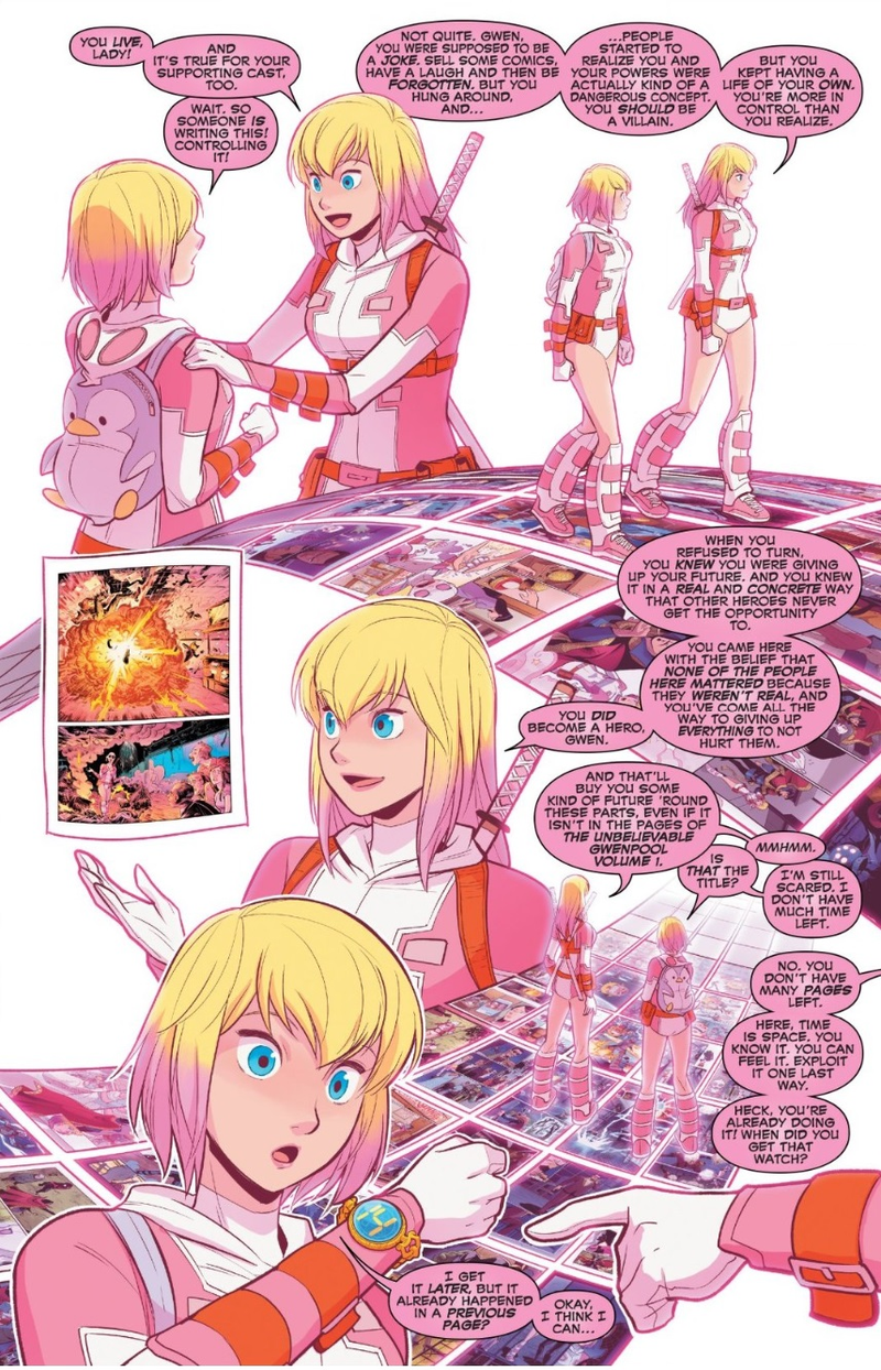 Illustration for article titled The Unbelievable Gwenpool Finale is All About the Incredible Power of Comic Books